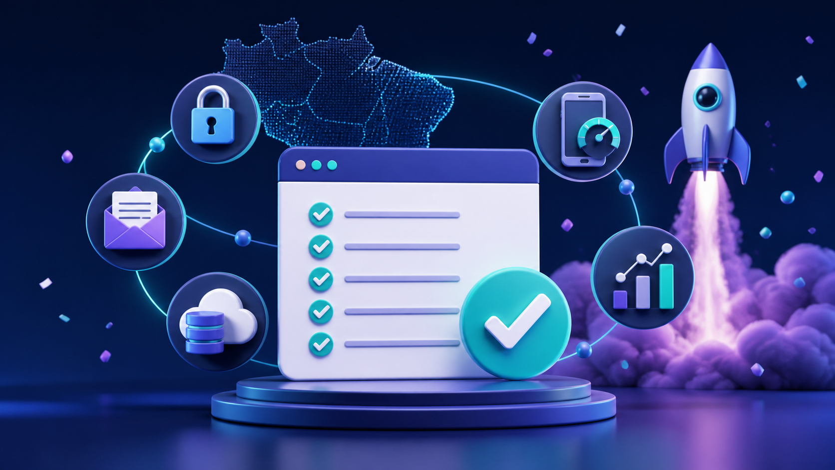 Imagem de destaque: Checklist para publicar o site da empresa sem esquecer o essencial